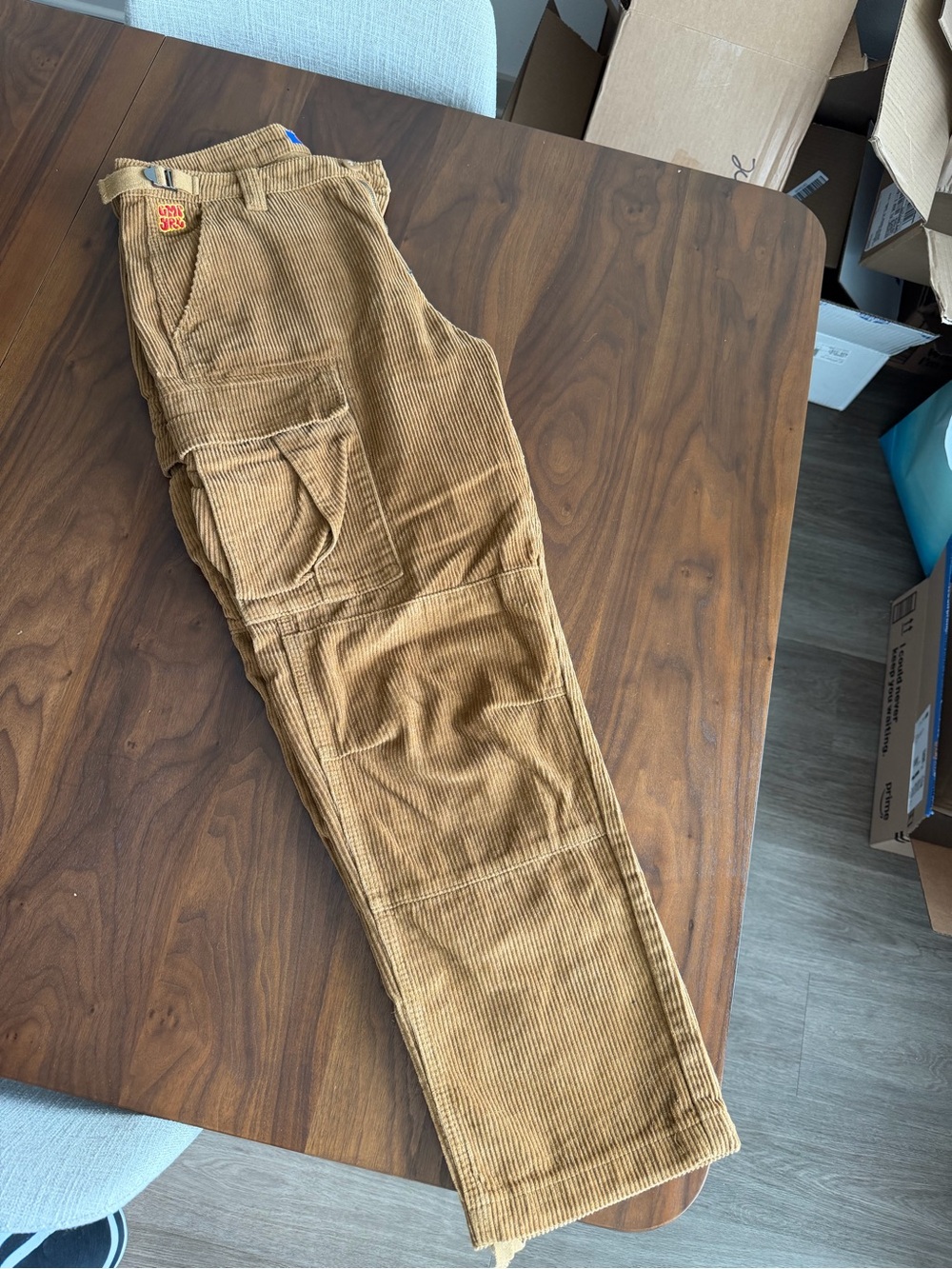 Empyre Brown Corduroy Utility Pants